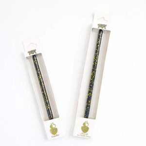 شمع مدادی اکلیلی مشکی طلایی